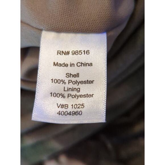 Coldwater Creek Empire Waist A Line Brown Green Abstract‎ Dress Sz. 10 Whimsical - Picture 8 of 11